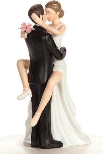 Divertente bacio matrimonio