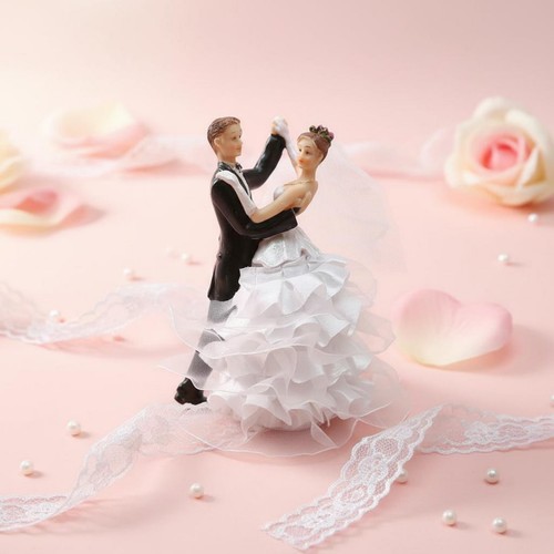 Statuina sposi per torta - statuina,