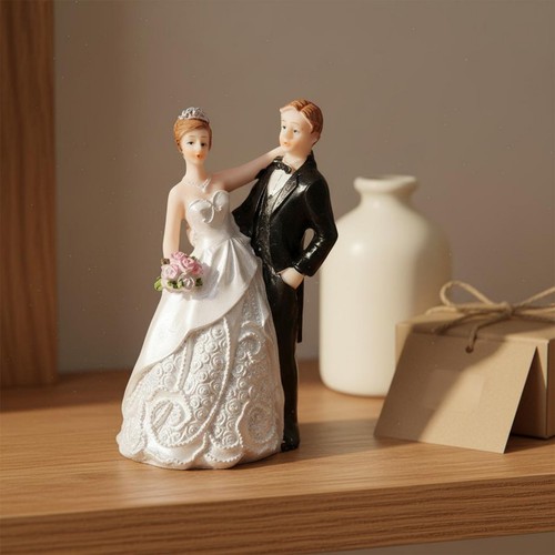 Statuina torta sposi stile - torta,