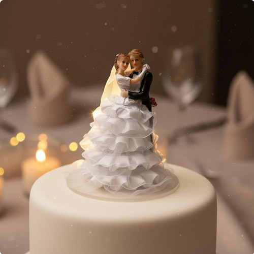Decorazione per torta nuziale - per,