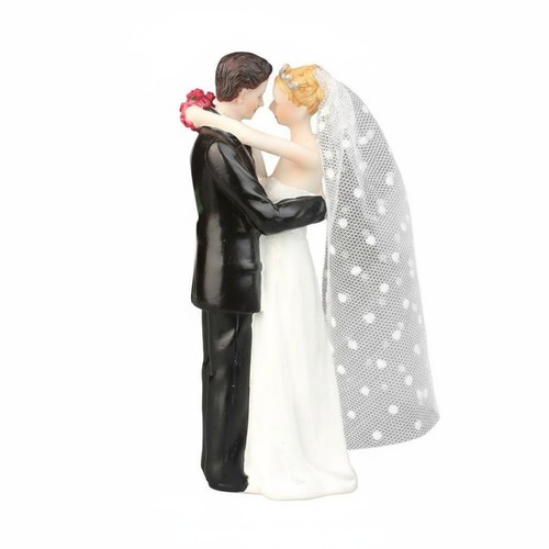 Statuina sposi per torta - statuina,