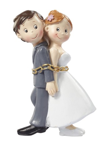 Coppia sposi catene - coppia,